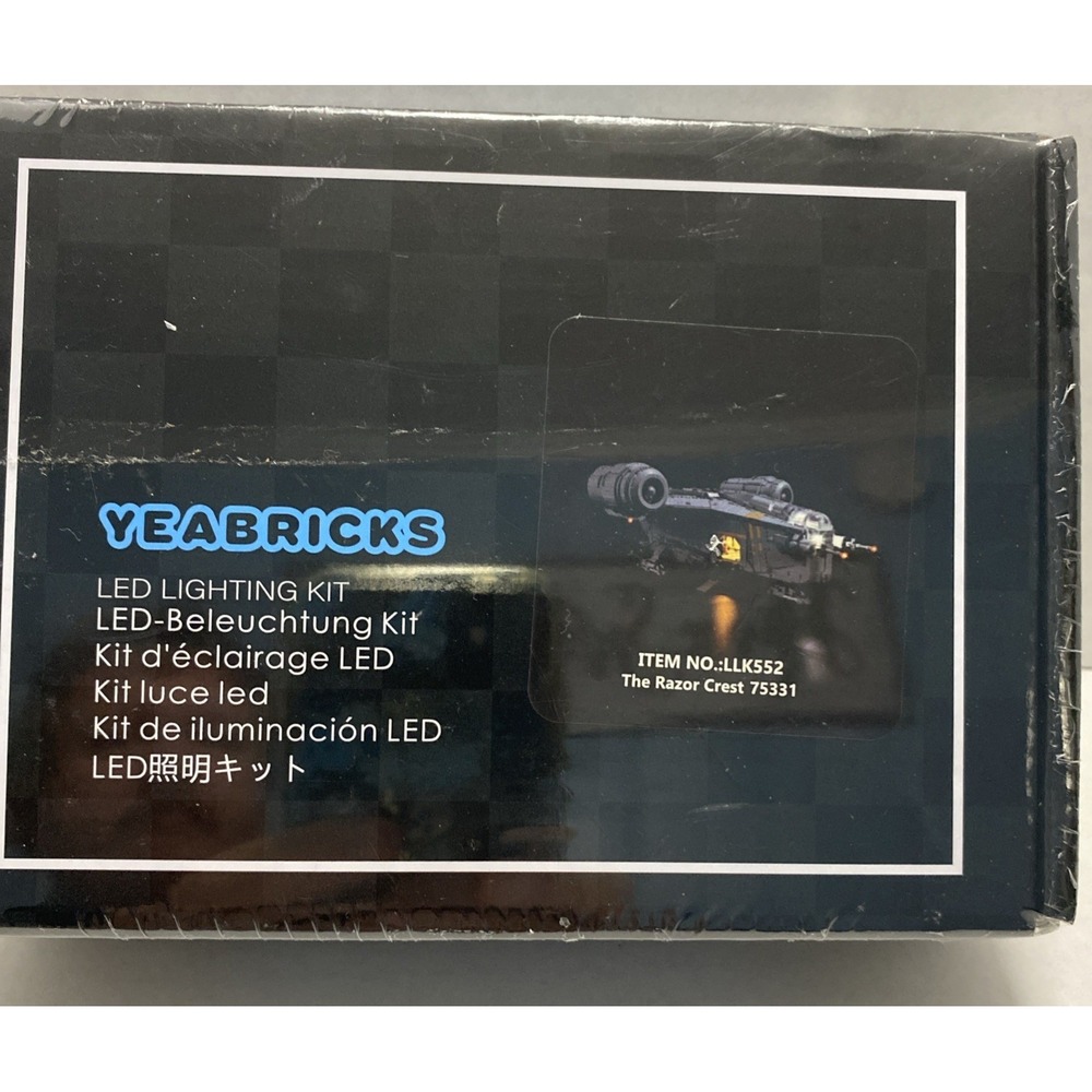 Yeabricks Lego /Bldg Blocks LED Lighting Kit‎ New Item LLK552 RAZOR CREST 75331